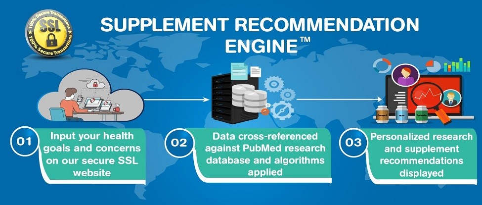 supplement recomemdation engine infograph